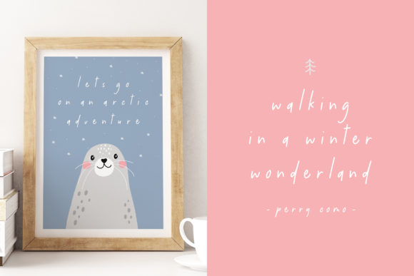 Adventures in the Snow Font - Preview 1