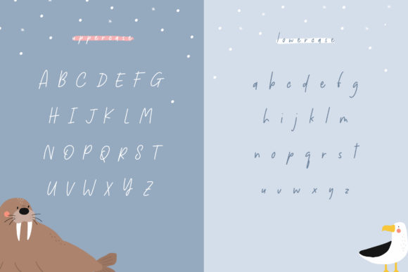 Adventures in the Snow Font - Preview 5
