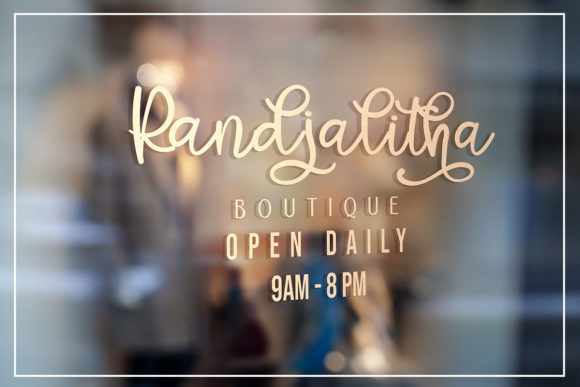 Cantica Script Font PNG with transparent background - Preview 2