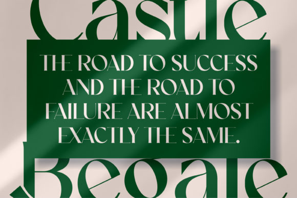Castle Begale Font - Preview 6