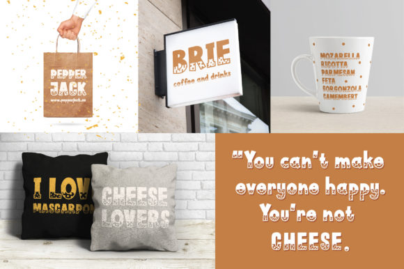 Cheese Sandwich Font - Preview 3