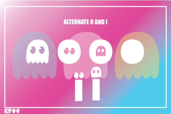 Cute Boo Font PNG with transparent background - Preview 5