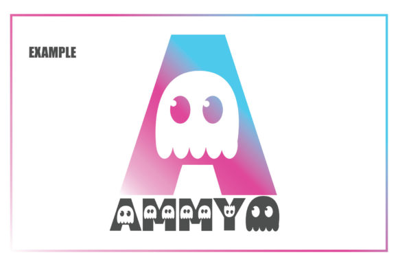 Cute Boo Font PNG with transparent background - Preview 6