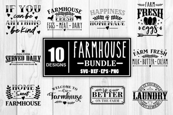 Farmhouse Bundle Farmhouse Sign Kitchen