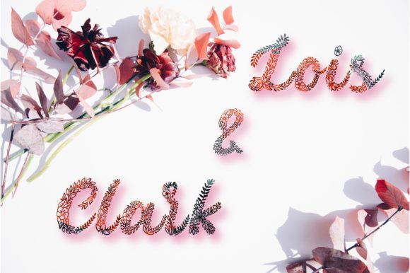 Floral Font - Preview 3