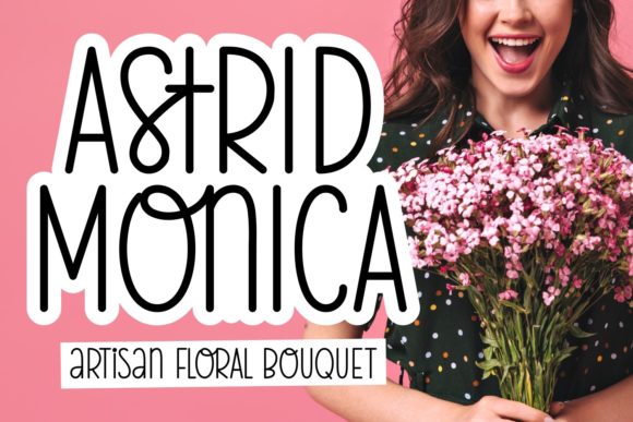 Flower Blossom Font - Preview 1