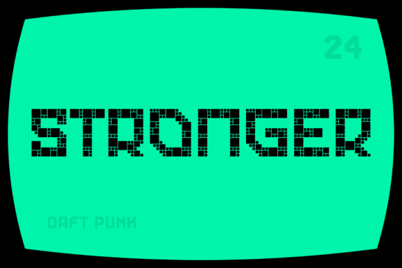Gamer Blocks Font font preview - 5