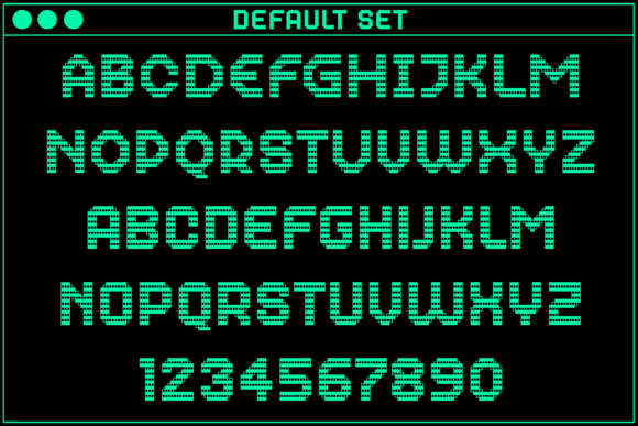Gamer Building Font PNG with transparent background - Preview 1