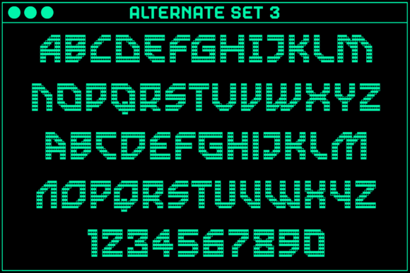Gamer Building Font PNG with transparent background - Preview 4