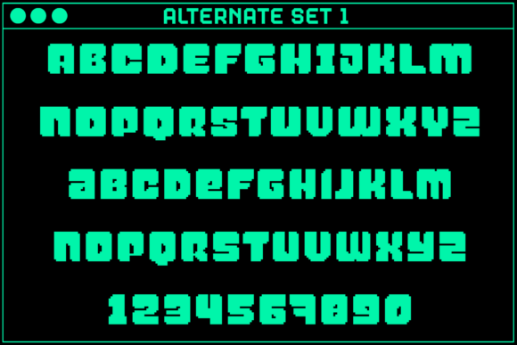 Gamer Chubby Font - Preview 2