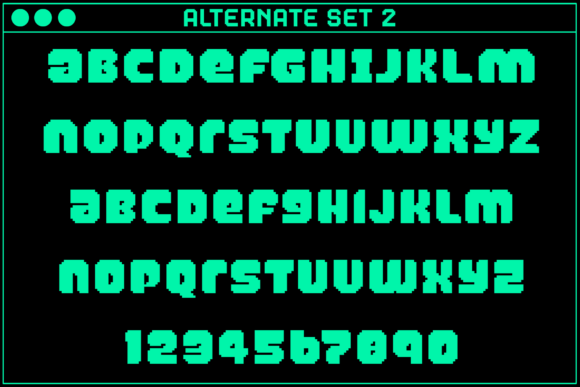 Gamer Chubby Font - Preview 3