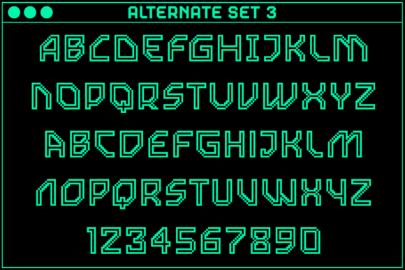 Gamer Inline Font - Preview 4