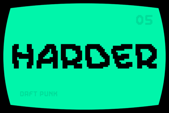 Gamer Irregular Font PNG with transparent background - Preview 5
