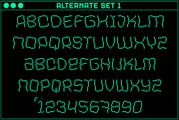 Gamer Irregular Thin Font - Preview 2