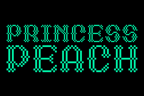 Gamer Ornamental Font PNG with transparent background - Preview 6