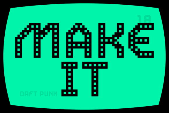 Gamer Pierced Font PNG with transparent background - Preview 5