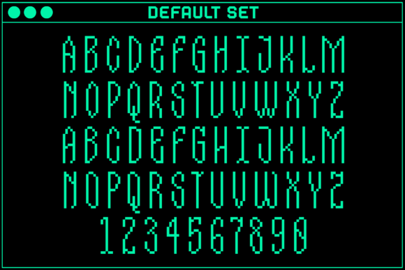 Gamer Rare Font PNG with transparent background - Preview 1
