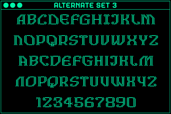Gamer Serif Font PNG with transparent background - Preview 4