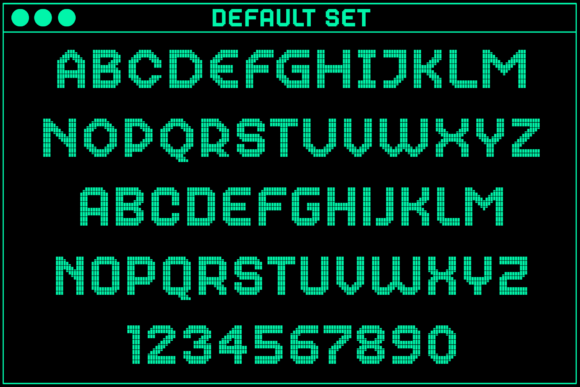 Grid Font - Preview 1