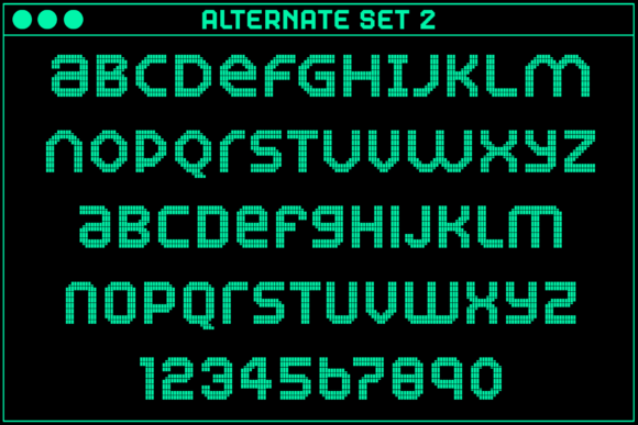 Grid Font - Preview 3