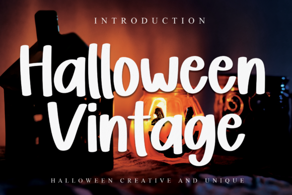 Halloween Vintage Font