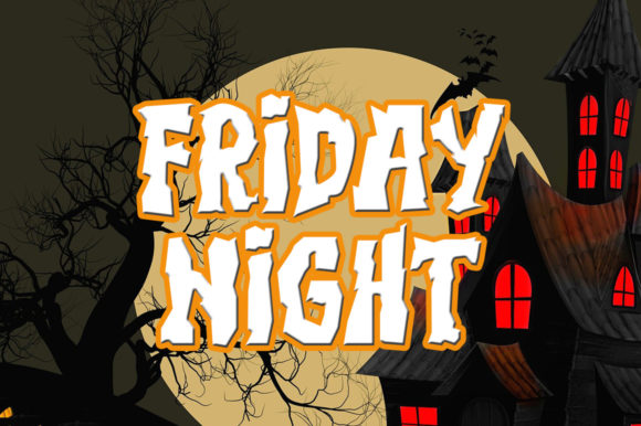Helloween Nightmare Font - Preview 1