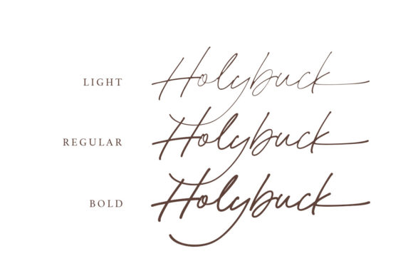 Holybuck Font PNG with transparent background - Preview 3