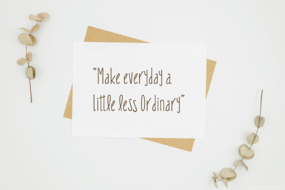 Little Fling Font PNG with transparent background - Preview 3