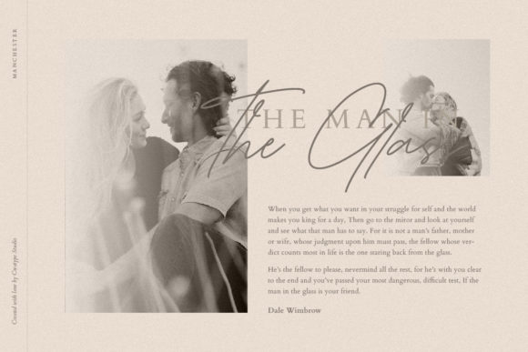 Manchester Script Font PNG with transparent background - Preview 1