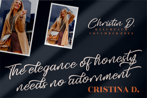 Midletton Blenda Font PNG with transparent background - Preview 4
