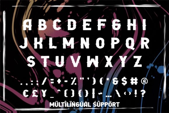 Nockturnal Font PNG with transparent background - Preview 2