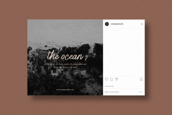 Peachy Script Font PNG with transparent background - Preview 1