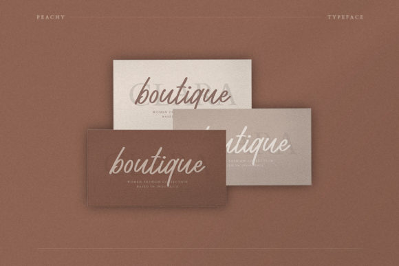 Peachy Script Font PNG with transparent background - Preview 5