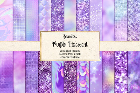 Purple Iridescent Textures