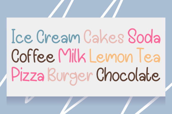 Raiboface Font PNG with transparent background - Preview 3