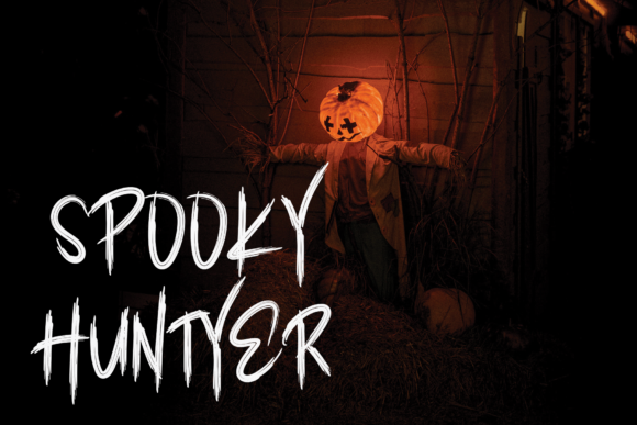 Scarynight Halloween Font PNG with transparent background - Preview 3