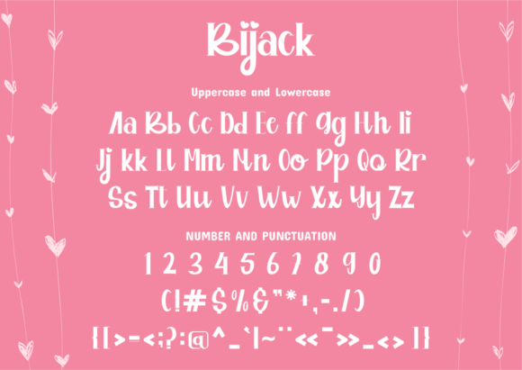 Bijack Font - Preview 1