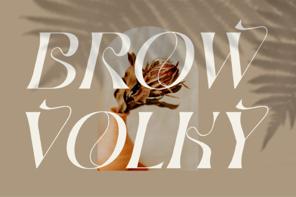 Brow Volky Font - Preview 1