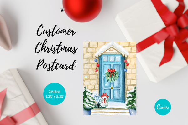 Business Christmas Postcard, Canva, 3