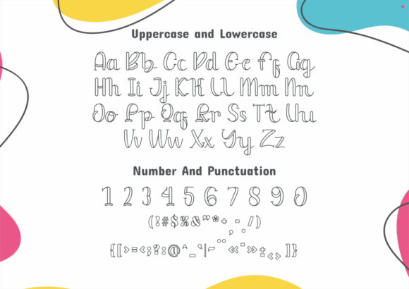 Chair Line Font - Preview 1
