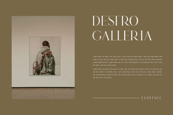Destro Font - Preview 2