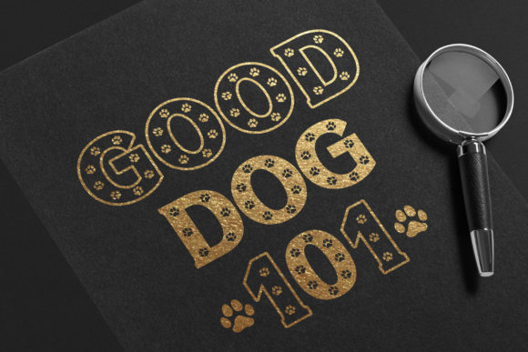 Dog Font - Preview 1