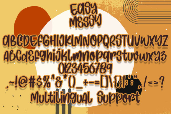 Easy Messy Font - Preview 3