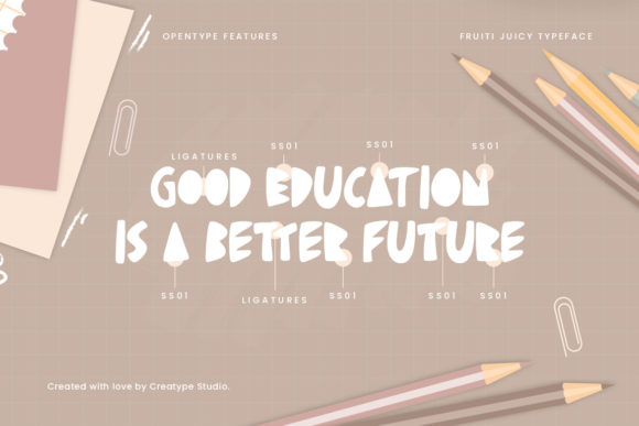 Fruiti Juicy Font - Preview 6