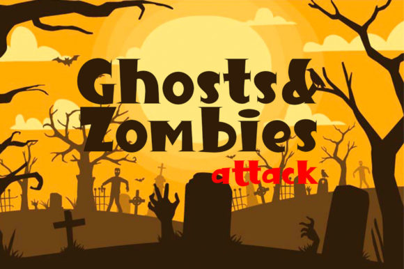 Great Monster Font PNG with transparent background - Preview 2