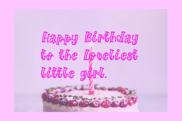 Happy Birthday Font - Preview 3