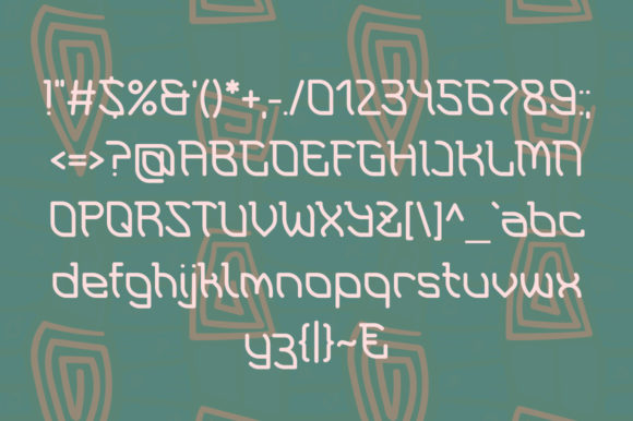 Indiko Font PNG with transparent background - Preview 3
