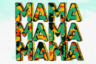 Mama Camouflage Sublimation Graphic by DenizDesign · Creative Fabrica