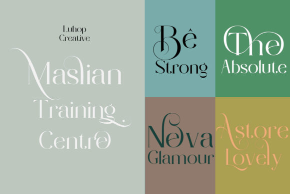 Mislian Font PNG with transparent background - Preview 2