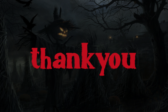 Scary Light Font PNG with transparent background - Preview 6